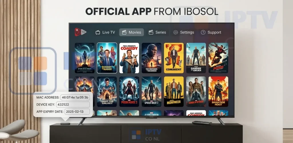 ibo player installeren op samsung lg smart tv en activeren gids