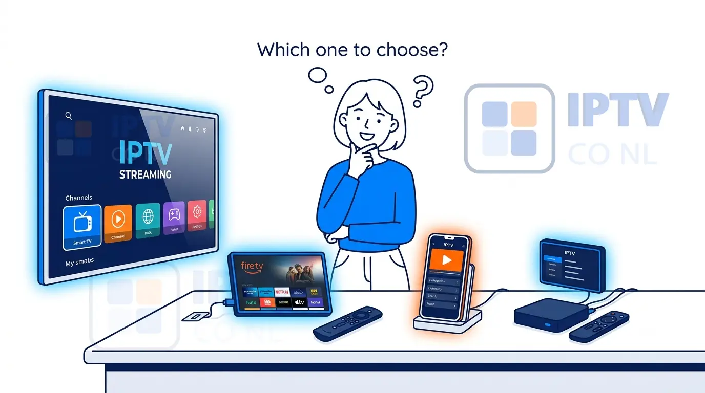 Welke IPTV app, Smart TV of IPTV kastje kiezen voor je IPTV NL abonnement