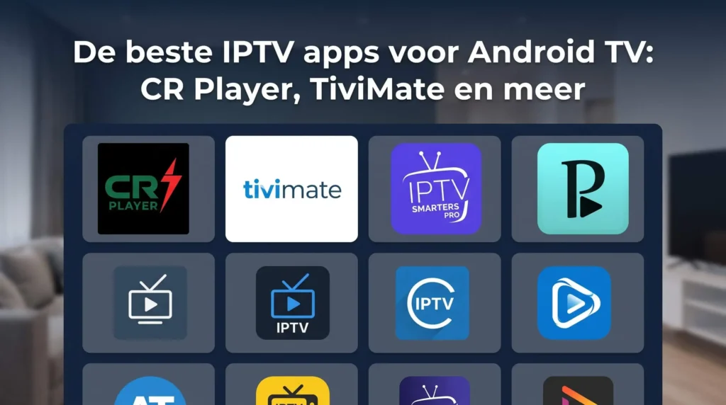 CRPlayer IPTV Chromecast inloggen met Xtream Codes van De beste IPTV Nederland Aanbieder