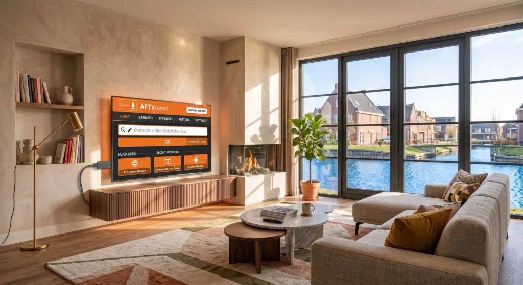 IPTV Firestick installeren via de Downloader AFTNews app met premium iptv nederland aanbieder