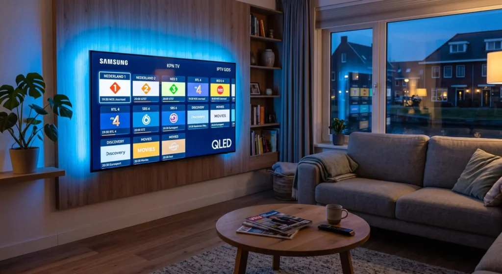 IPTV Samsung Smart TV installeren via de Tizen App Store van IPTV Nederland aanbieder 2026